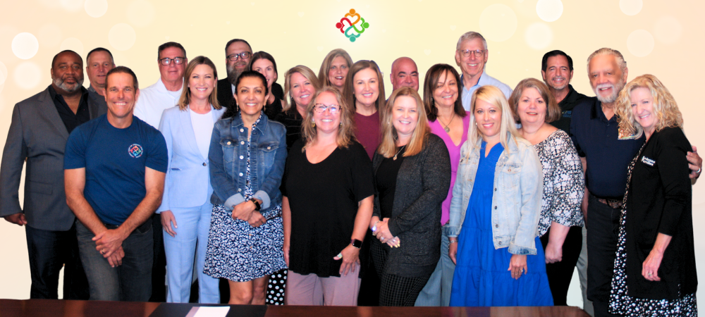 Members, Leaders, and Partners of the National Center for Community-Based Child Welfare gathered for a group picture at the annual symposium. 