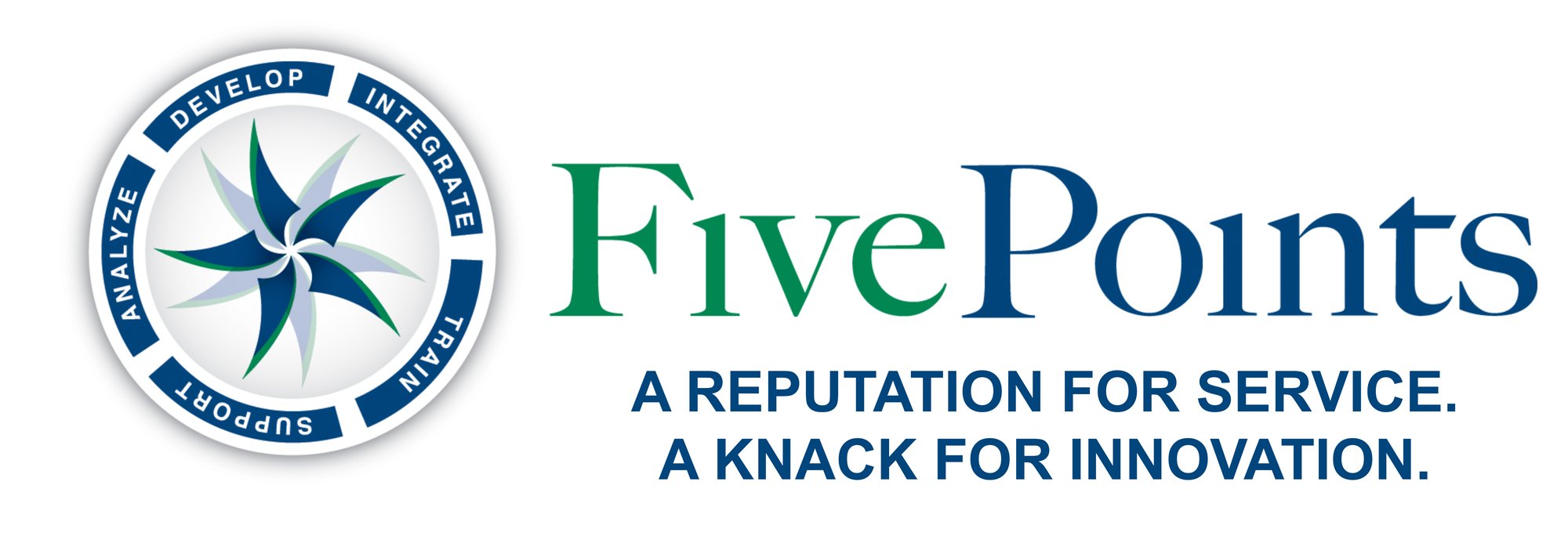 The Five Points Technology Group professional logo represents their Title Sponsor status with the National Center for Community-Based Child Welfare. 