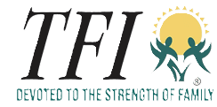 The TFI professional logo represents their Exhibit Sponsor status with the National Center for Community-Based Child Welfare. 