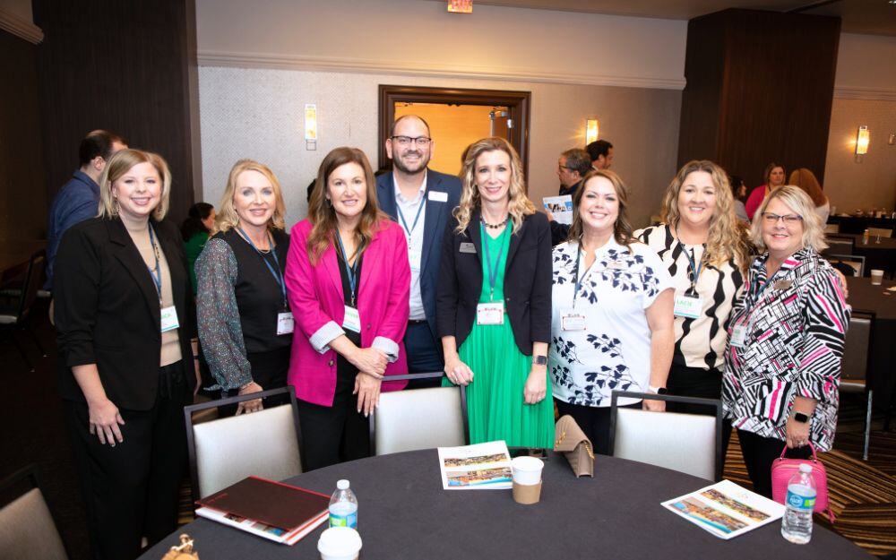 Members of the National Center for Community-Based Child Welfare networking at the 2024 annual symposium in Detroit, MI. 